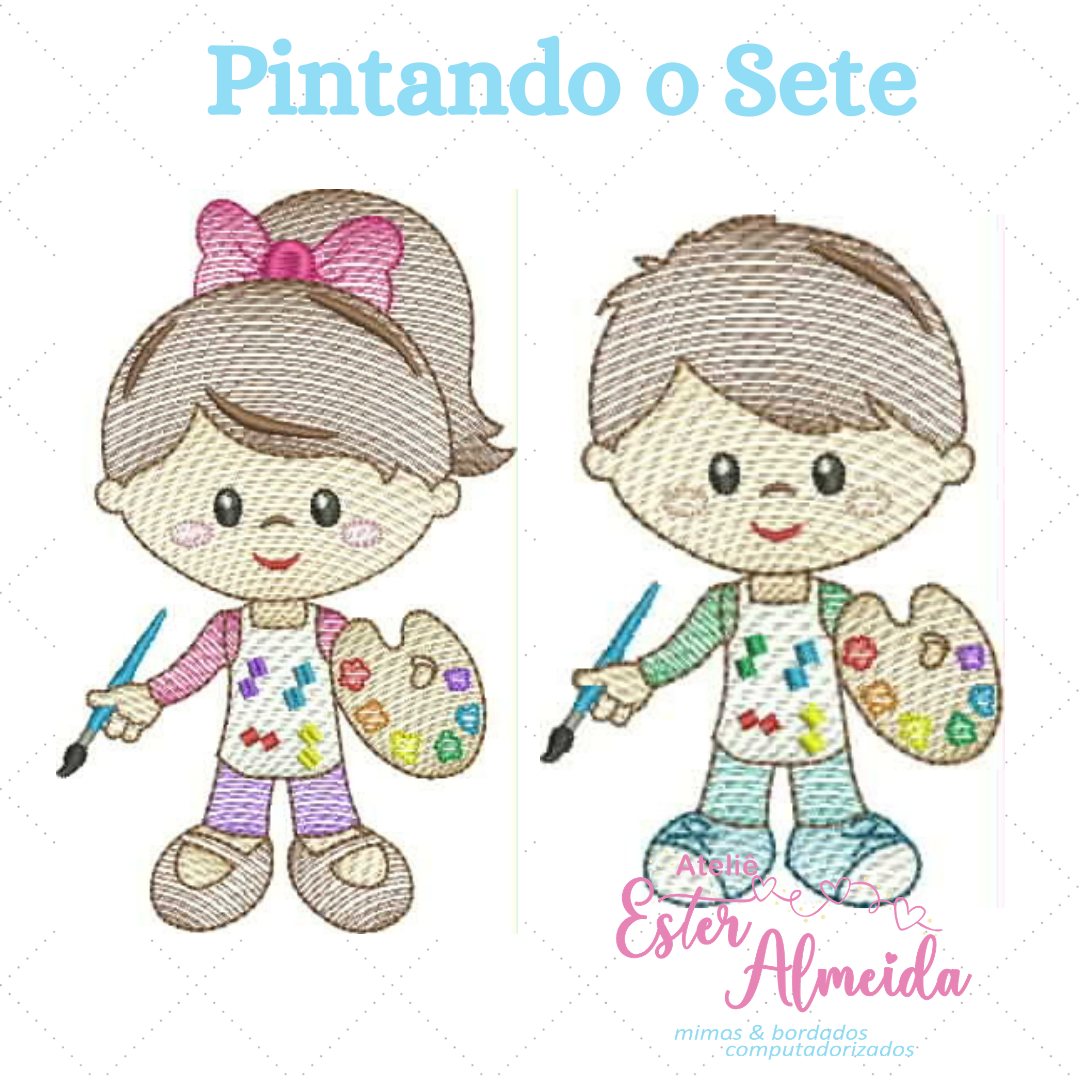 Pintando O Sete Ii - Menino Pintando O Sete Png Transparent PNG